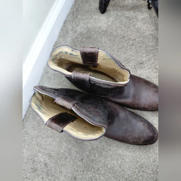 Frye Women Size 8.5B Brown Leather Western Boots - Picture 13 of 13